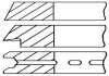 Кільця поршневі (1cyl) WESTINGHOUSE COMPRESSOR SCANIA TD 75.25 (2.38/2.38/3.95) GOETZE 08-990705-00 (фото 3)