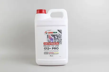 Антифриз G12+ RED (червоний) -38°C готовий (5L) (GERMANY) GOODREM R38G12PLUS-005