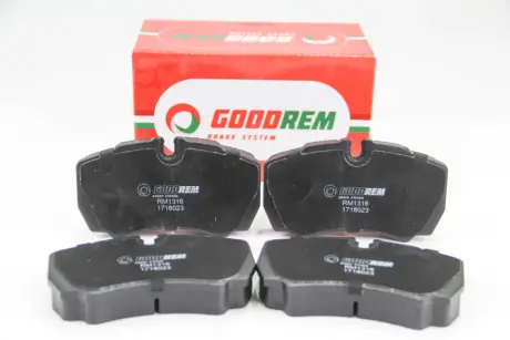 Колодки тормозные задние. Daily/Transit 06- GOODREM RM1316