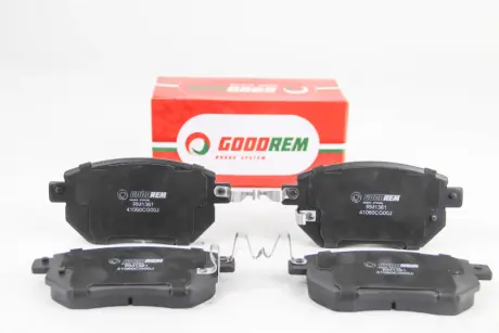 Колодки тормозные пер. Q60/QX50/Q70/Navara/Qashqai/Murano/Pathfinder 05- GOODREM RM1361