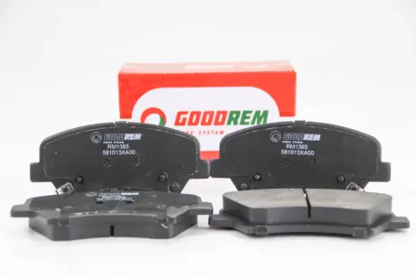 Колодки гальмівні пер. Optima/K5/Elantra 11- GOODREM RM1365
