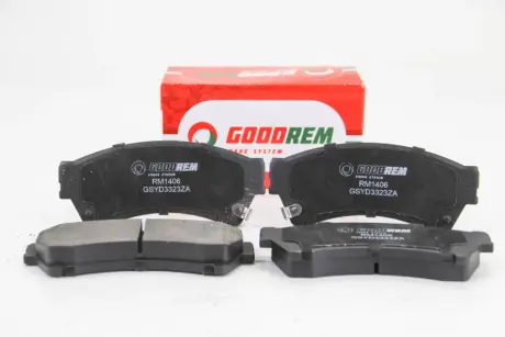 Колодки тормозные пер. Mazda 6 07-13 GOODREM RM1406