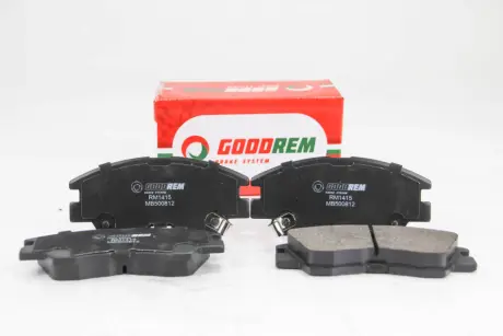 Колодки гальмівні перед. Galloper/L200/L300/Lancer/Pajero (87-13) GOODREM RM1415