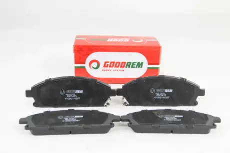 Тормозные колодки перед. Nissan X-Trail 01-13/Pathfinder 97-04 (sumitomo) (159x55,9x16) GOODREM RM1435
