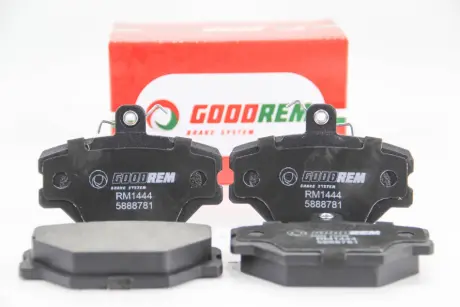 Колодки гальмівні пер. Dedra/Tempra/Tipo/Uno 86-02 GOODREM RM1444