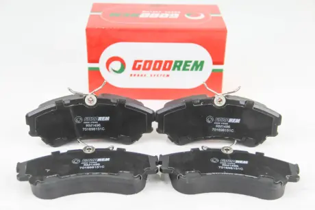 Тормозные колодки перед. T4 90-03 (TRW) R14 GOODREM RM1496