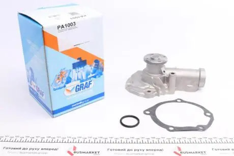 Помпа води Mitsubishi Lancer VI/VII/Outlander 2.0/2.0 4WD/GDi 03-13 (R/B) (8 лоп) GRAF PA1003