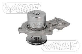 Помпа води Audi A1/Seat Ibiza/Skoda Fabia/Rapid/VW Polo 1.4TDI 14- (R/B 4PT) (7 лоп) GRAF PA1361-8