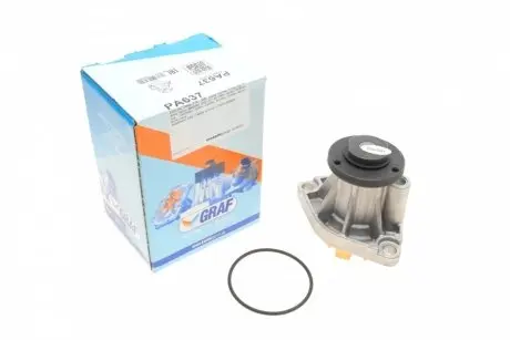 Помпа води Opel Omega B/Vectra A/B/C 2.5/2.6/3.0/3.2 V6 93-06 (R/B) (6 лоп) GRAF PA637