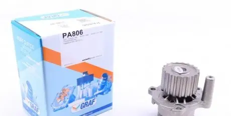 Помпа води Seat Cordoba/Ibiza/Skoda Fabia/VW Polo V 1.9SDI 99-09 (19z) (R/B) (7 лоп) GRAF PA806