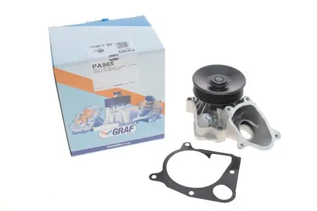Помпа води BMW 1/3/5/6/X3/X5/X6 2.0d/2.5d/3.0d/xDrive 01-13 (R/B) (7 лоп.) (6 кан.) GRAF PA965
