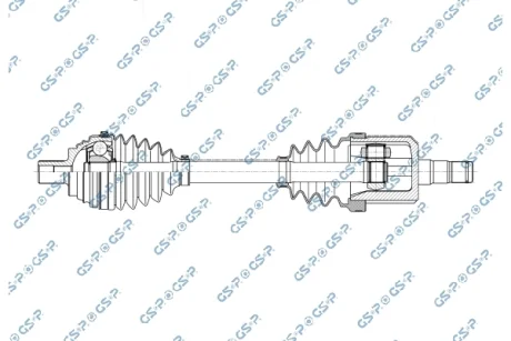 Привідний вал AUDI GSP 203318OL