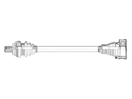 Привідний вал VW GSP 261293OL