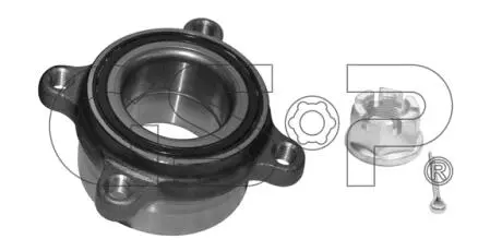 Подшипник ступицы (передней) Mitsubishi Pajero 00-06 GSP 9250001K