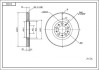 Диск тормозной /P/AUDI A3 1.8 20V TURBO 96- Hart 214326 (фото 1)