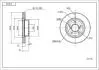 Диск тормозной /P/ SUBARU LEGACY 260/24/22 Hart 214340 (фото 1)