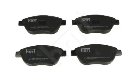 Колодки гальмівні пер. Peugeot 207 05-> Hart 220 180