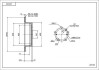 Диск гальмівний /T/ AVENSIS VERSO 2.0-2.4 01- Hart 221453 (фото 1)