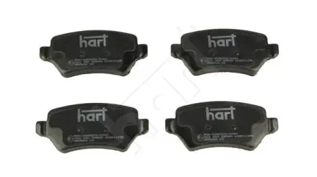 Колодки гальмівні зад. Opel Astra G/H, Zafira A/B, Combo Hart 222 282