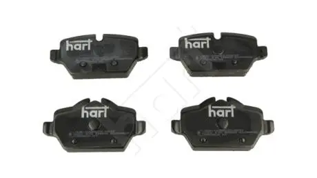 Колодки гальмівні задні BMW 1 (E81/E87), 3 (E90/E92) 04-> Hart 222 410