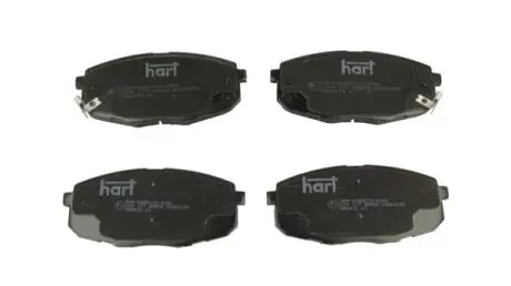Колодки гальмівні передні KIA Ceed 06->, Carens II 02->, Cerato II, Hundai i30 07-> Hart 224 177