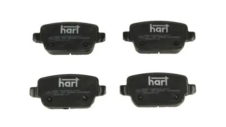Колодки гальмівні зад. Ford Focus/Galaxy/Mondeo/S-Max/Kuga (05-15) Hart 224 186