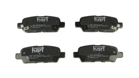 Колодки гальмівні зад. Nissan Rogue, Juke, Qashqai, X-Trail (T31) /Infiniti EX, FX, G, Q50 Hart 226 372