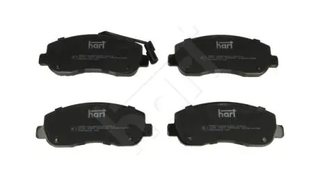 Колодки гальмівні пер. Renault Master 10-> Hart 228 850