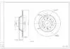 Диск тормозной /T/AUDI A6 2.0-3.0 05- Hart 229054 (фото 1)