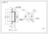 Диск тормозной /T/ SONATA 2.0I 16V 05-06 Hart 229079 (фото 1)