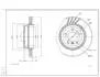 Диск тормозной /T/ BMW X3 2.0-3.0 04- Hart 231477 (фото 1)