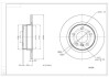 Диск тормозной /T/ BMW 120I,318I 05- Hart 232229 (фото 1)