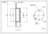Диск гальмівний /T/ TIIDA 1.5DT 07- Hart 236821 (фото 1)
