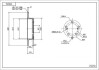 Диск тормозной /T/RAV4 III 06- Hart 250256 (фото 1)