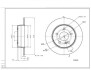 Диск гальмівний зад. MB C-Class W204 (d278x9) 07-&gt; Hart 250 260 (фото 1)