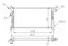 Радіатор двигуна Opel Combo 1.2/1.4 (94-01) Hart 600 268 (фото 1)