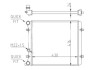 Радіатор двигуна VW Golf IV, Skoda Octavia 1.4-1.6i 96-> Hart 602 016 (фото 1)