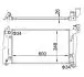 Радіатор двигуна Toyota Corolla 1.6-1.8VVT-i (01-08) Hart 606 451 (фото 1)
