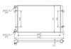 Радіатор двигуна VW Caddy III, Golf, Skoda Octavia 1.4-2.0i/D 03-&gt; Hart 608 017 (фото 1)