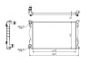 Радіатор двигуна Audi A6 2.0i/D (04-11) Hart 608 145 (фото 1)