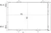 Радіатор кондиціонера Citroen C2, C3, Peugeot 206, 207 1.1-1.6D 02-&gt; Hart 614 523 (фото 4)