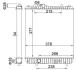 Радіатор двигуна Opel Agila 1.0-1.2i 00-> Hart 620 255 (фото 1)