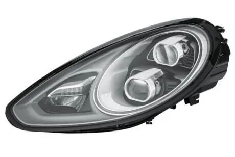 Фара Лів (LED, LED, електричн, з мотором, без привода, колір відбивача: хром) PORSCHE PANAMERA 07.13-11.16 HELLA 1EX011099111