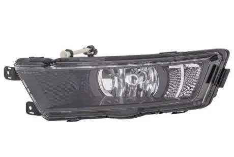 Протитуманна фара Лів (H8/LED, чорн, з деннми ходовими вогнями) SKODA RAPID 05.15-12.18 HELLA 1NG354844131
