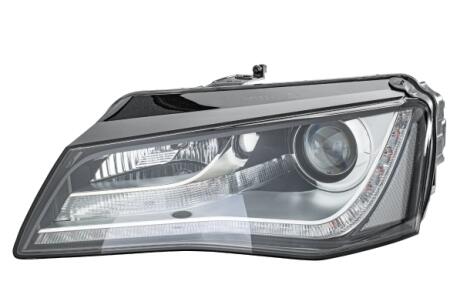 Фара Лів (bi-xenon, D3S/H7/PSY24W, електричн, з мотором, з лампочкою) AUDI A8 D4 12.09-09.13 HELLA 1ZT010192671