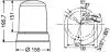 Проблесковые опознавательные фонари HELLA 2RL008181111 (фото 3)