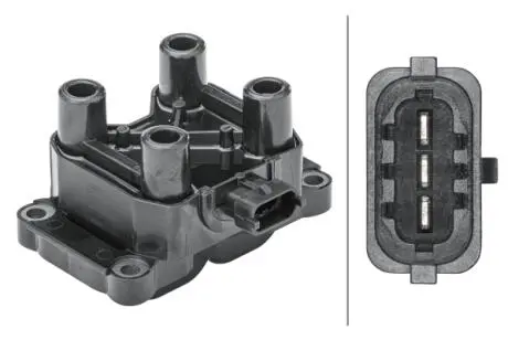 Котушка запалювання CHEVROLET ZAFIRA C20SEL/L34(122CUL4) 04.01-07.12 HELLA 5DA358168491