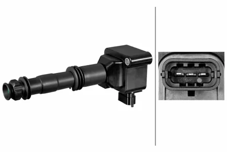 Котушка запалювання PORSCHE 911, 911 TARGA, BOXSTER, CAYMAN 2.5-3.8 09.96-12.12 HELLA 5DA358290151