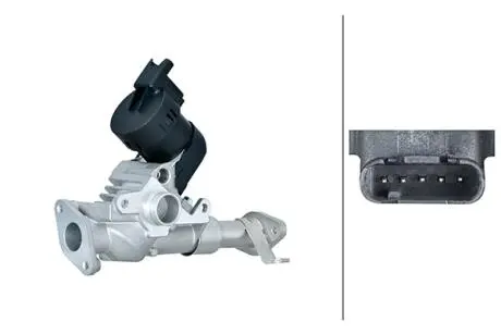 Клапан EGR BMW 1 (E81), 1 (E82), 1 (E87), 1 (E88), 3 (E90), 3 (E91), 3 (E92), 3 (E93), 5 (E60), 5 (E61) 1.6/2.0 06.04-12.13 HELLA 6NU 014 864-981