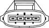 Лямбда-зонд Astra G/H/Corsa/Meriva/Omega B/Vectra B/C/ 1.2-3.2 99- HELLA 6PA009166-501 (фото 2)